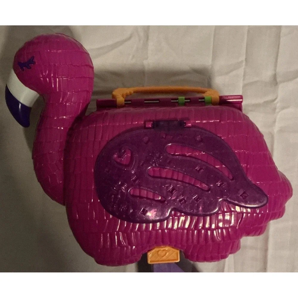 Polly Pocket Flamingo Party Large Playset With 1 Doll And‎ A Seal